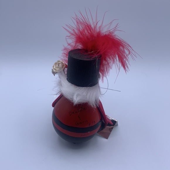 Handmade Kitsch Nut Cracker Ballet Toy Soldier Lightbulb Christmas Tree Ornament - Picture 4 of 7